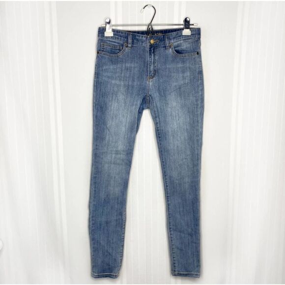 Michael Kors Lightwash Skinny Jeans Size 2 Cotton Blend Pants w/ Pockets - Picture 1 of 11